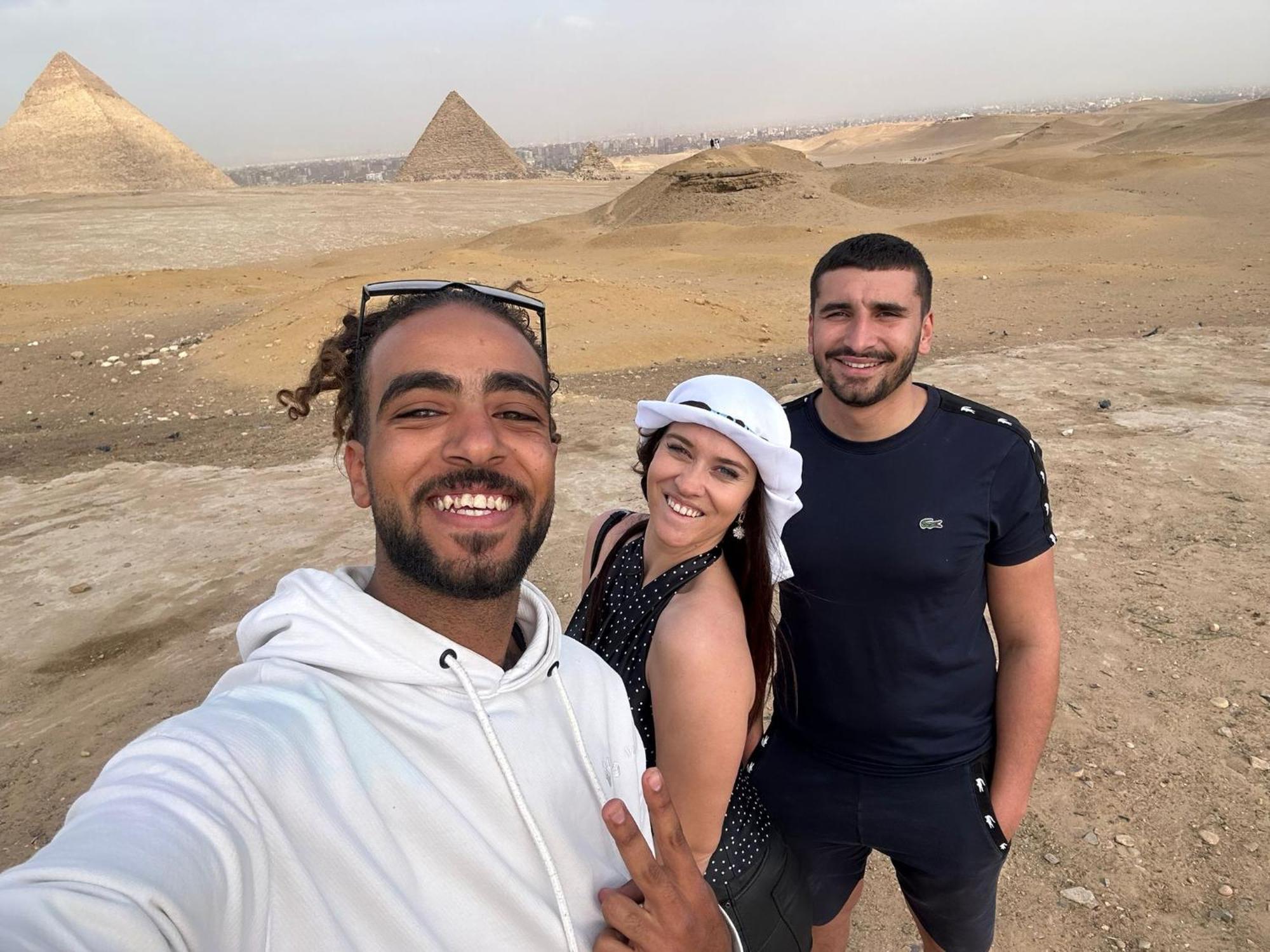 Eagles Pyramids View Hotel Kafrat al Jabal Ngoại thất bức ảnh