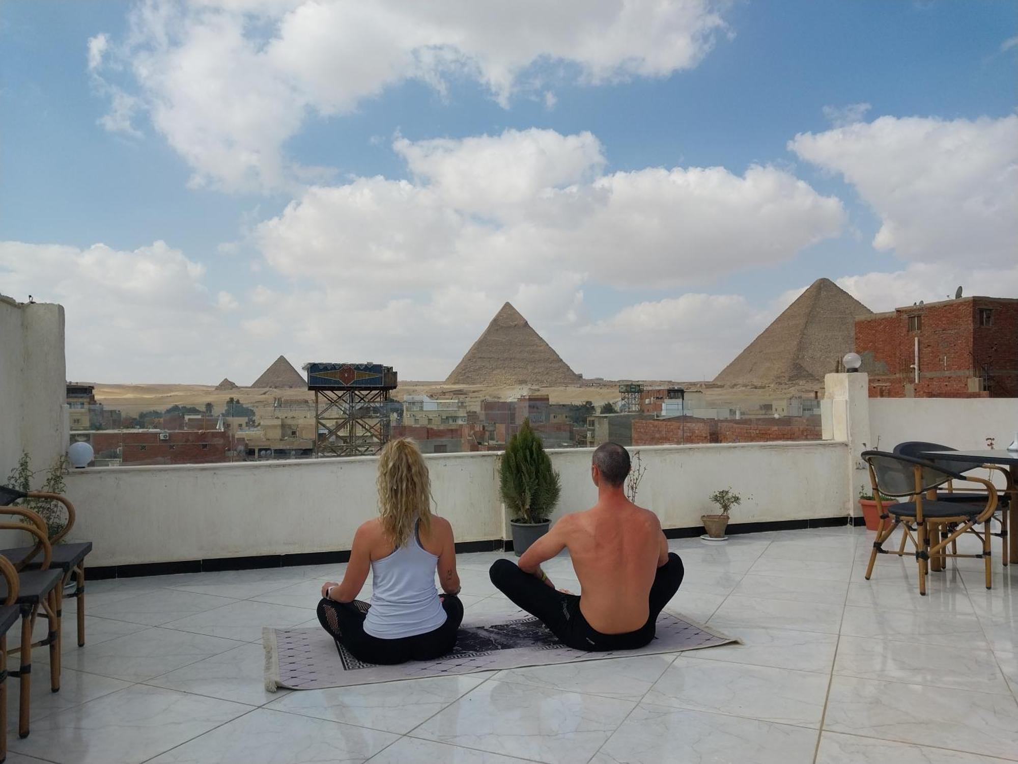 Eagles Pyramids View Hotel Kafrat al Jabal Ngoại thất bức ảnh