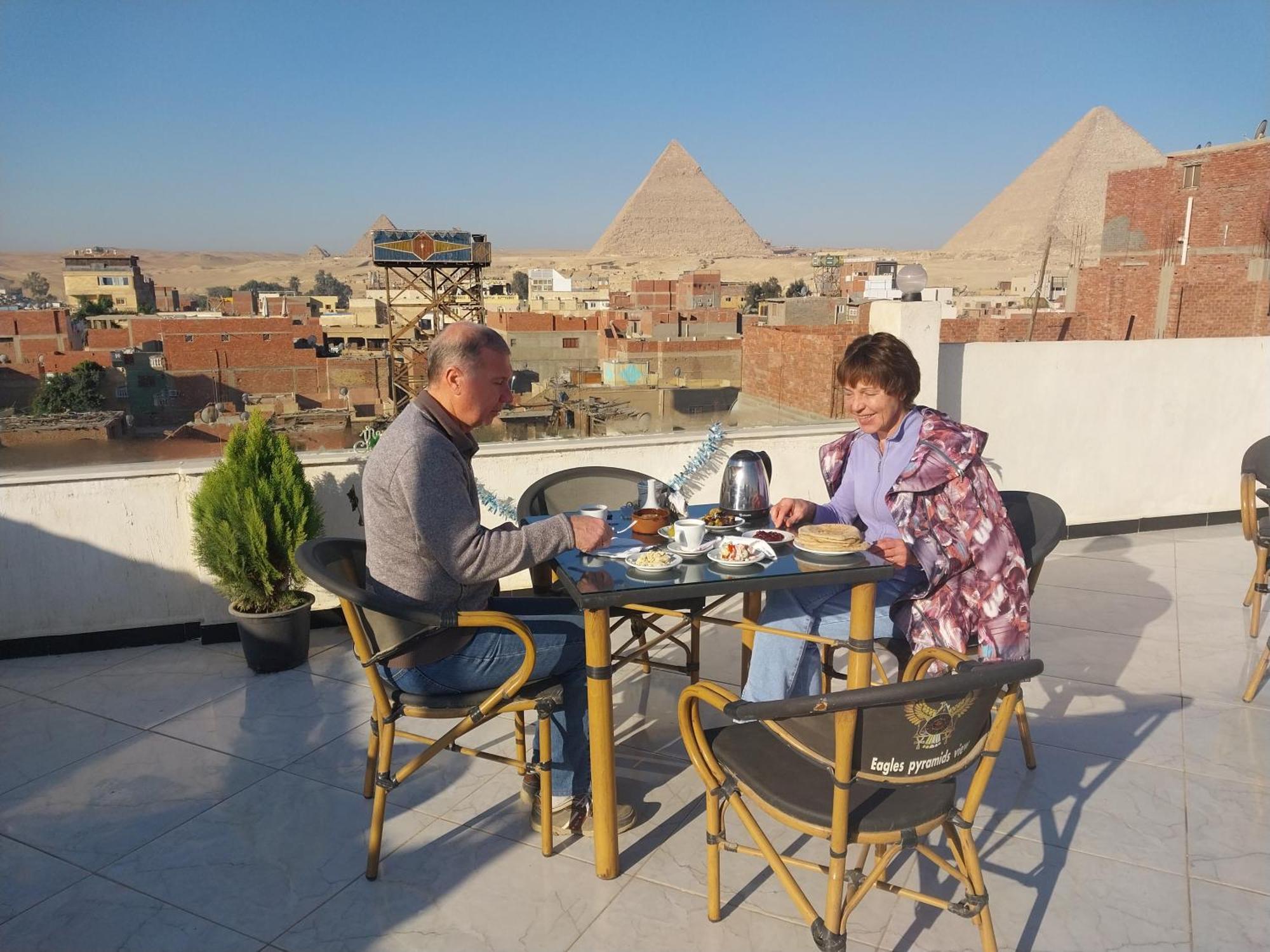 Eagles Pyramids View Hotel Kafrat al Jabal Ngoại thất bức ảnh