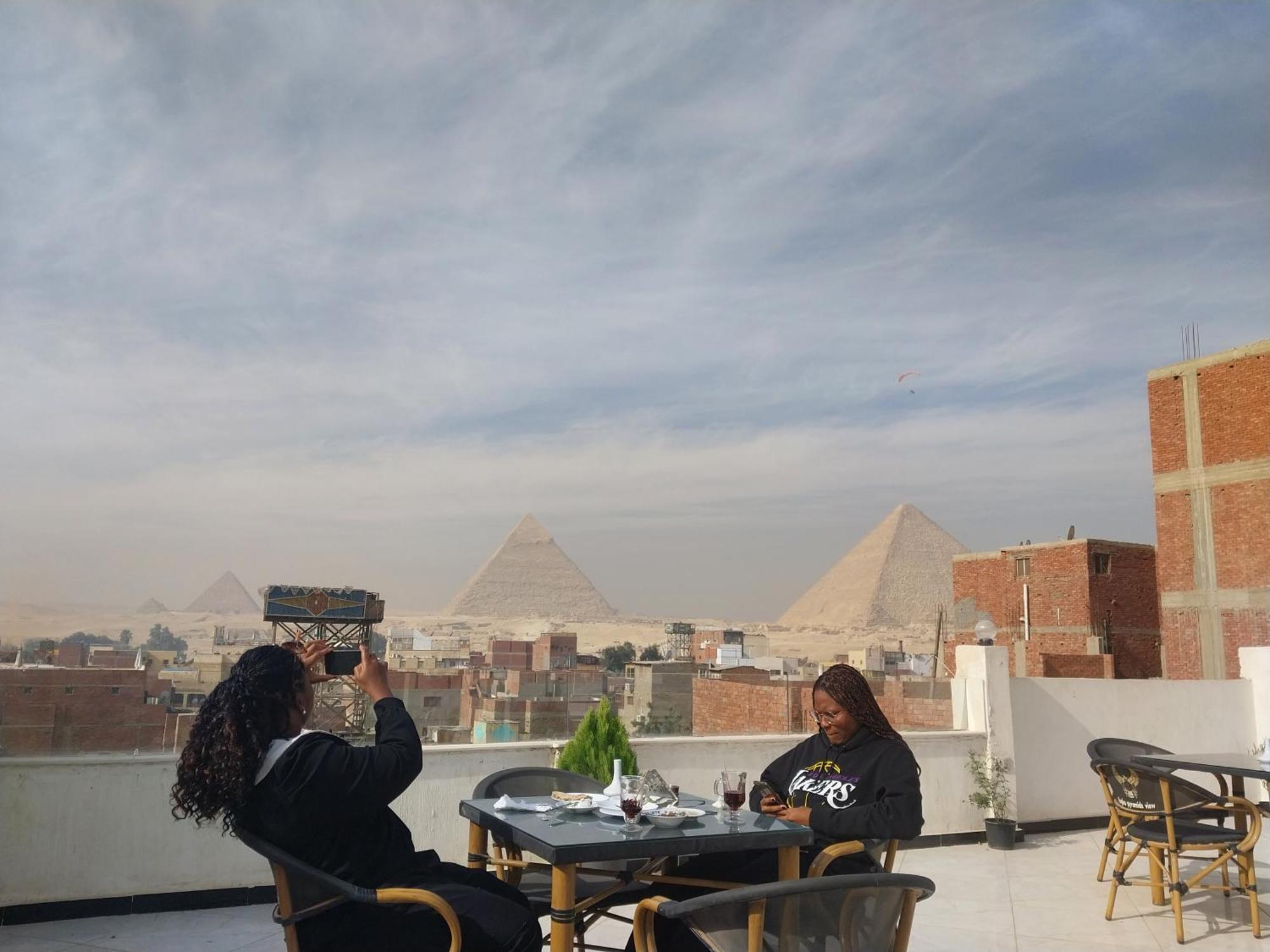 Eagles Pyramids View Hotel Kafrat al Jabal Ngoại thất bức ảnh