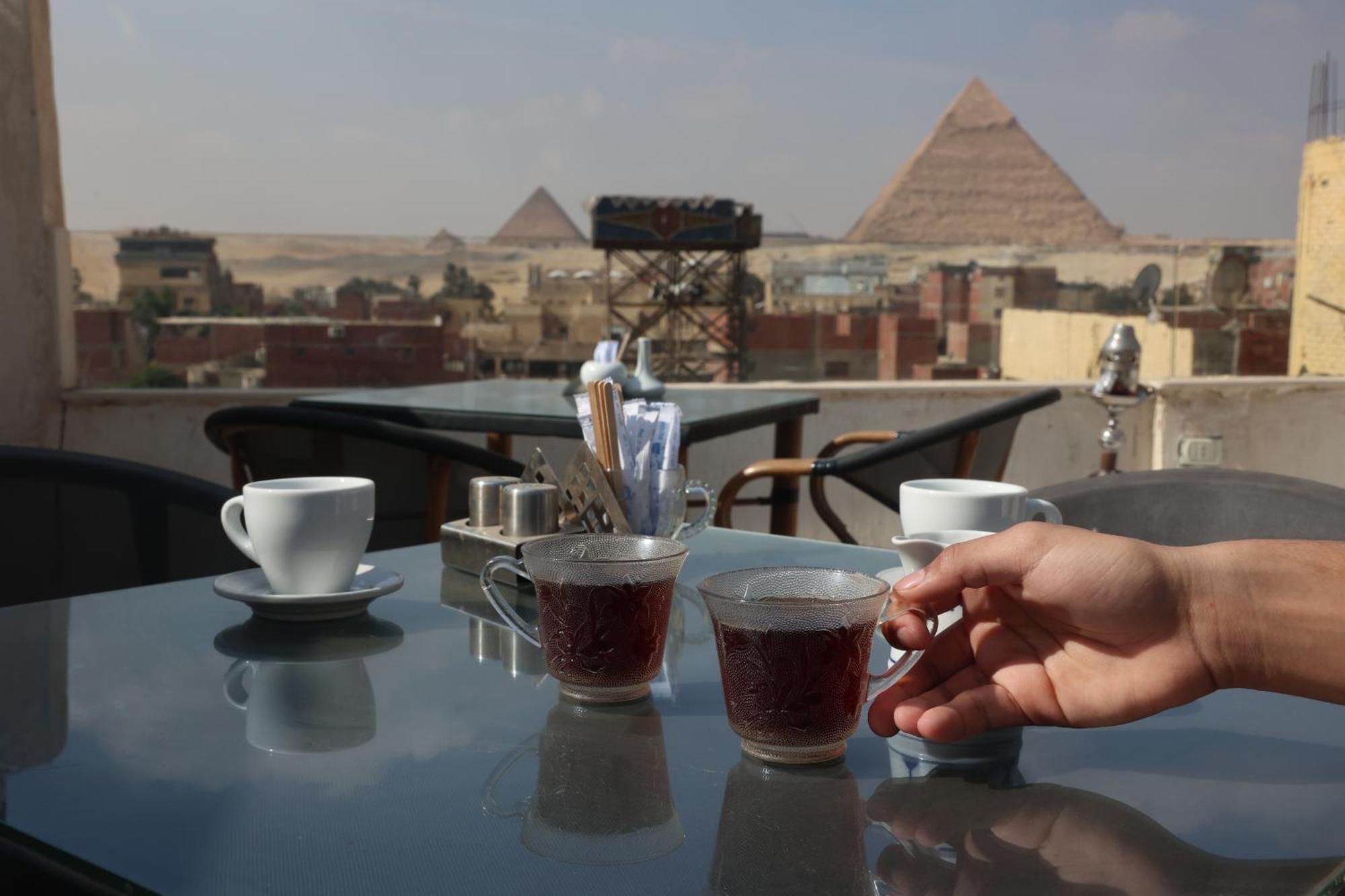 Eagles Pyramids View Hotel Kafrat al Jabal Ngoại thất bức ảnh