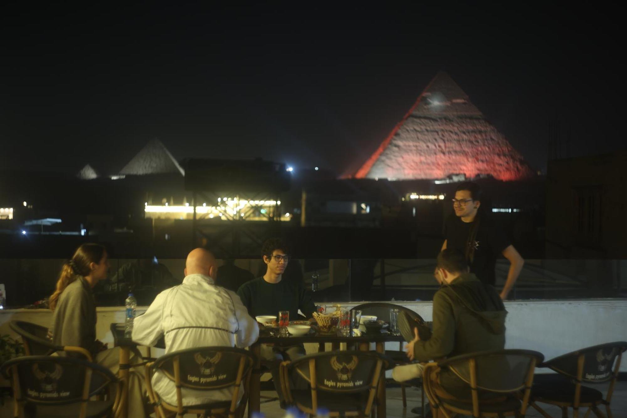 Eagles Pyramids View Hotel Kafrat al Jabal Ngoại thất bức ảnh